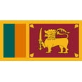 thumbnail image 1 of Sri Lanka Flag Decal Sticker - 6 inches wide, 1 of 6