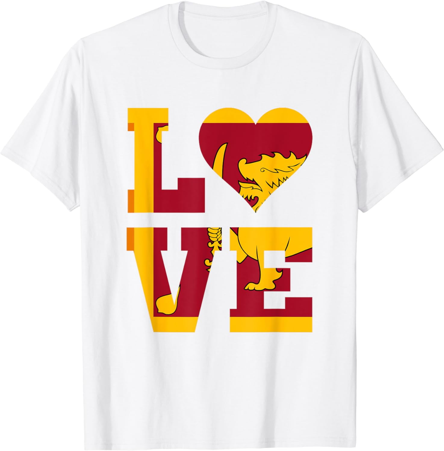 Sri Lanka Flag Heritage Shirt