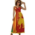thumbnail image 1 of Sri Lanka Flag Sleeveless Dress Summer Women Clothes Dress for Pregnant Women Dresses, 1 of 9