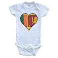 thumbnail image 1 of Sri Lanka Heart Sri Lankan Flag Baby Bodysuit, 1 of 2