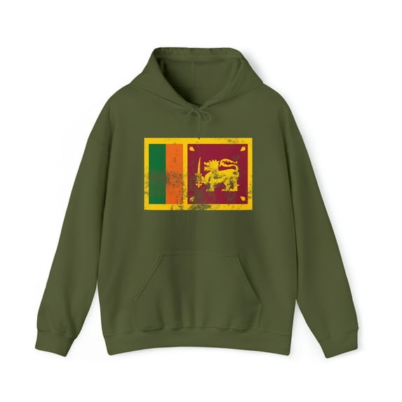 Sri Lanka Sinhalese Flag Pride Hoodie, Gifts, Hooded Sweatshirt