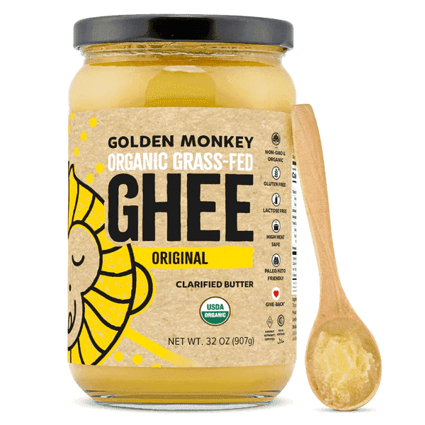 Sri Sri Tattva Golden Monkey Ghee Organic Grass-Fed Clarified Butter ...