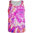 thumbnail image 1 of Sri Yantra Sacred Geometry All Over Mens Tank Top Multi LG, 1 of 2
