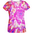 thumbnail image 1 of Sri Yantra Sacred Geometry All Over Womens T Shirt Multi LG, 1 of 2