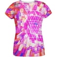 thumbnail image 1 of Sri Yantra Sacred Geometry All Over Womens T Shirt Multi SM, 1 of 2