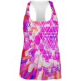 thumbnail image 1 of Sri Yantra Sacred Geometry All Over Womens Work Out Tank Top Multi MD, 1 of 2