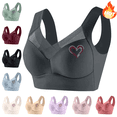 thumbnail image 1 of Sriper Bras for Women No Underwire,Cute Sports Bras Small Bust,Supportive Strapless Push Up Bralette ,Solid Color Daily Bra Underwear No Rims Brasieres Para Mujer Sin Varilla,Gray L, 1 of 8