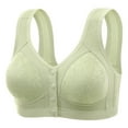 thumbnail image 1 of Mifsaly Comfort Bra Wirefree Plus SizeSupportive Bralette No Underwire,Supportive Bras Plus Size,Everyday Basic Sleeping Bra Brasieres Sin Varillas Para Mujer,Green S, 1 of 2