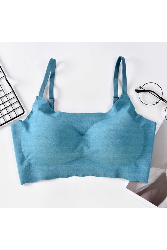 Lace Bralettes for Women with Support Underwire,Cute Sports Bras,Racerback Bralette No Underwire Front Closure,Everyday Basic Sleeping Bra CorpiñOs Para Mujer,Green M