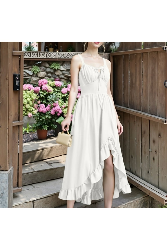 Renaissance Maxi Dress Women's Medieval Irish Peasant Fairy Costume Ball Gown,Gothic Plus Size Beach Ropa Playa Mujer,Elegant Swing Cocktail Party Dress White 2X