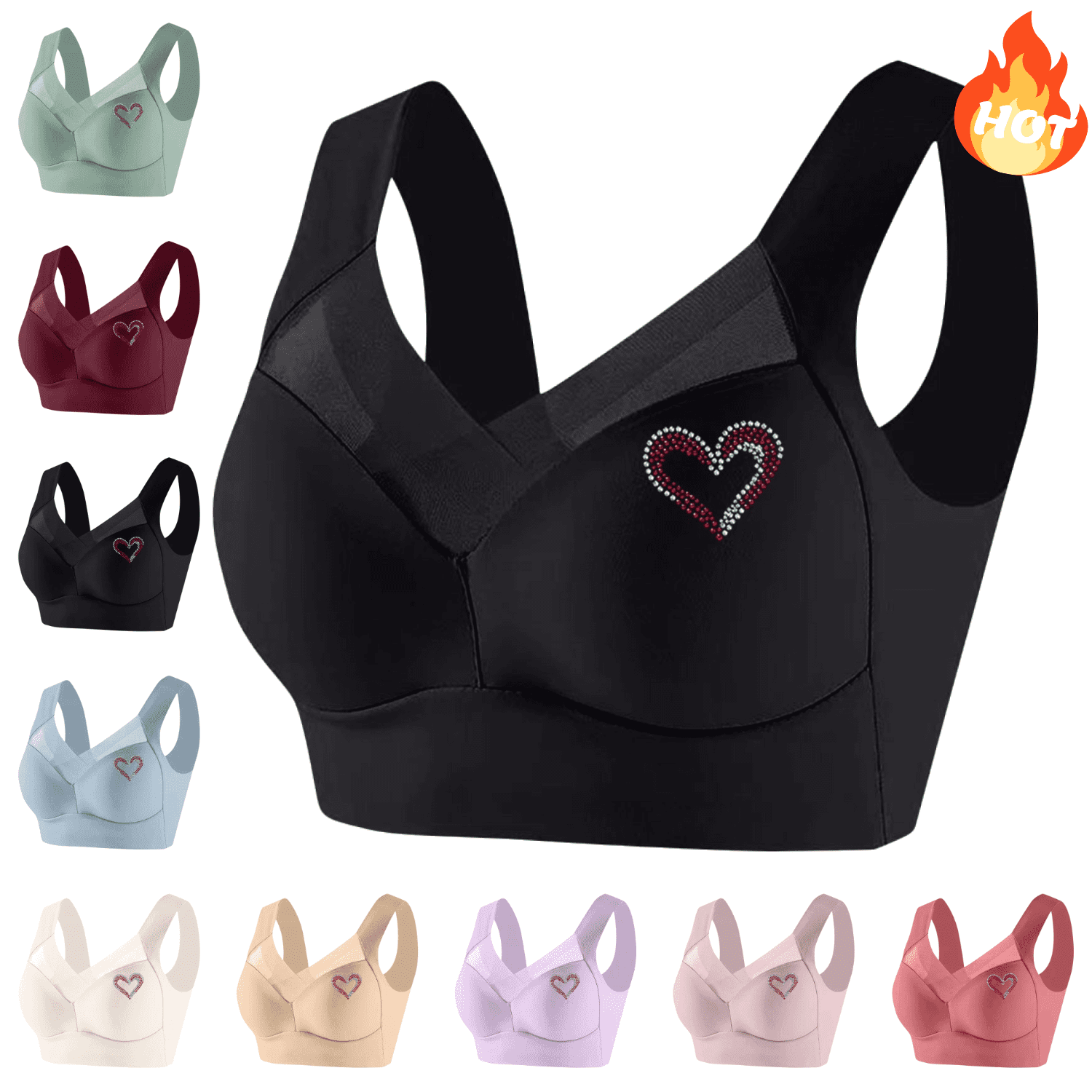 Sriper Support Bras for Women Full Coverage and Lift,Supportive Bras ...