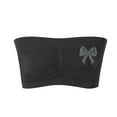 thumbnail image 1 of Sriper Tube Tops for Women with Built In Bra Long,Bandeau Bralette Tube Top,Wireless Bralette Support and Lift Sexy,Solid Color Daily Bra Underwear No Rims CorpiñOs Para Mujer,Black 4X, 1 of 2