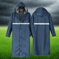 thumbnail image 1 of Sriper Unisex Summer Rain Suit Lightweight Cardigan Style Jacket & Pants Hiking Windbreaker Gear Breathable Camping Abrigo Hombre Navy XL, 1 of 6