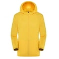 thumbnail image 1 of Sriper Windproof Waterproof Raincoat for Women, Bicycle Sports Quick-Dry Jacket, Plus Size Puffer Winter Coat, Cold Chaqueta for Outdoor Activities Yellow 2X, 1 of 2