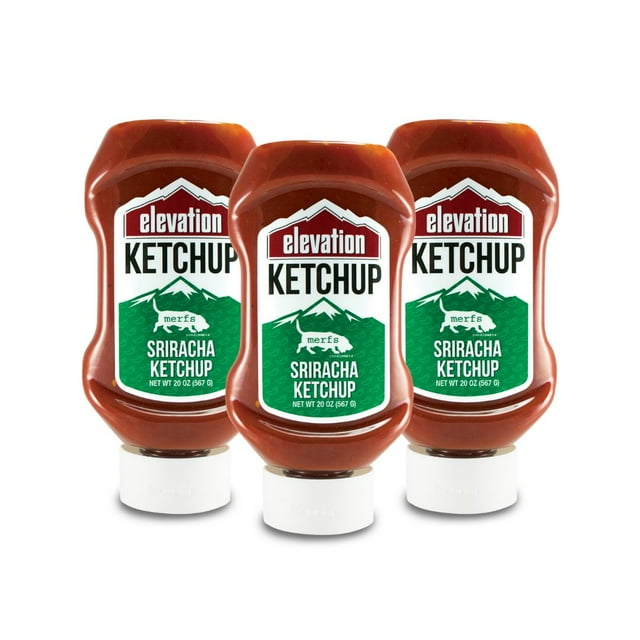 Sriracha Elevation Gourmet AllNatural Ketchup 3 Pack