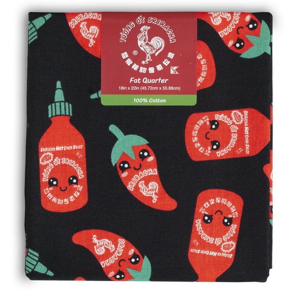 Sriracha, Fat Quarter Sewing & Craft Fabric by the Quarter