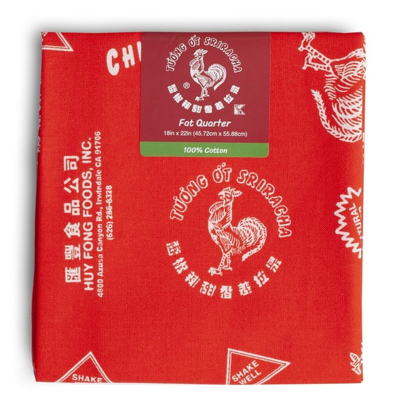 Sriracha, Fat Quarter Sewing & Craft Fabric by the Quarter
