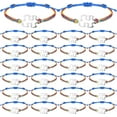 thumbnail image 1 of Srix 24 Pcs Autism Awareness Bracelet Braided Adjustable Colorful Autism Bracelet Puzzle Piece Stretch Charm Bracelet Men Women's Jewelry Appreciation Gift for Autistic Population A416, 1 of 6