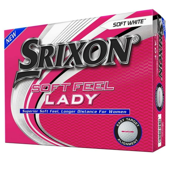 Srixon 2021 Soft Feel Lady Golf Ball Soft White-Dozen