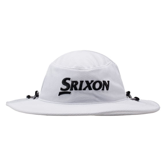 Srixon Bucket Hat (White, One Size) Golf NEW