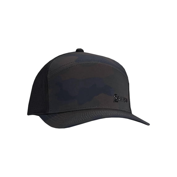 Srixon Golf Limited Edition Camo Snapback Adjustable Hat, Black -