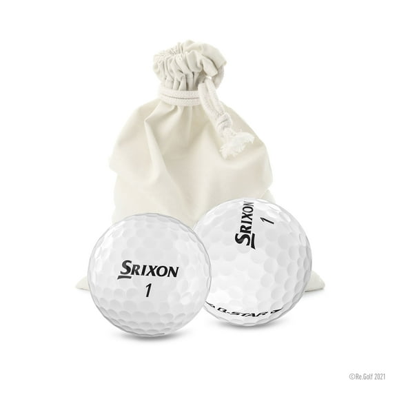Srixon Q-Star - Quantity 12 in Eco-Friendly Bag (Professionally Recycled)