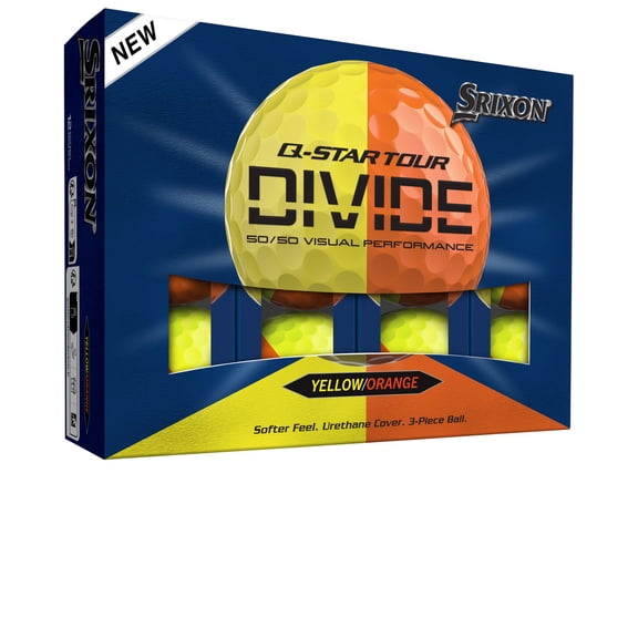 Srixon Q-Star Tour Divide 3 1 Dozen Golf Balls New