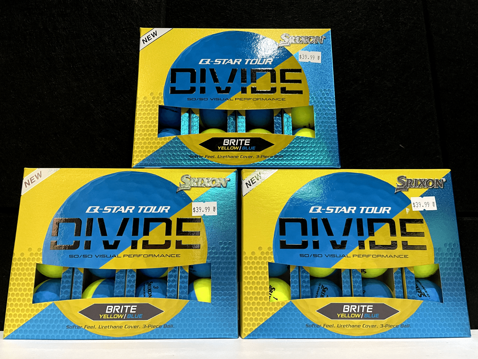 Srixon Q-Star Tour Divide Brite Yellow/Blue ** 3 Dozen* - Walmart.com