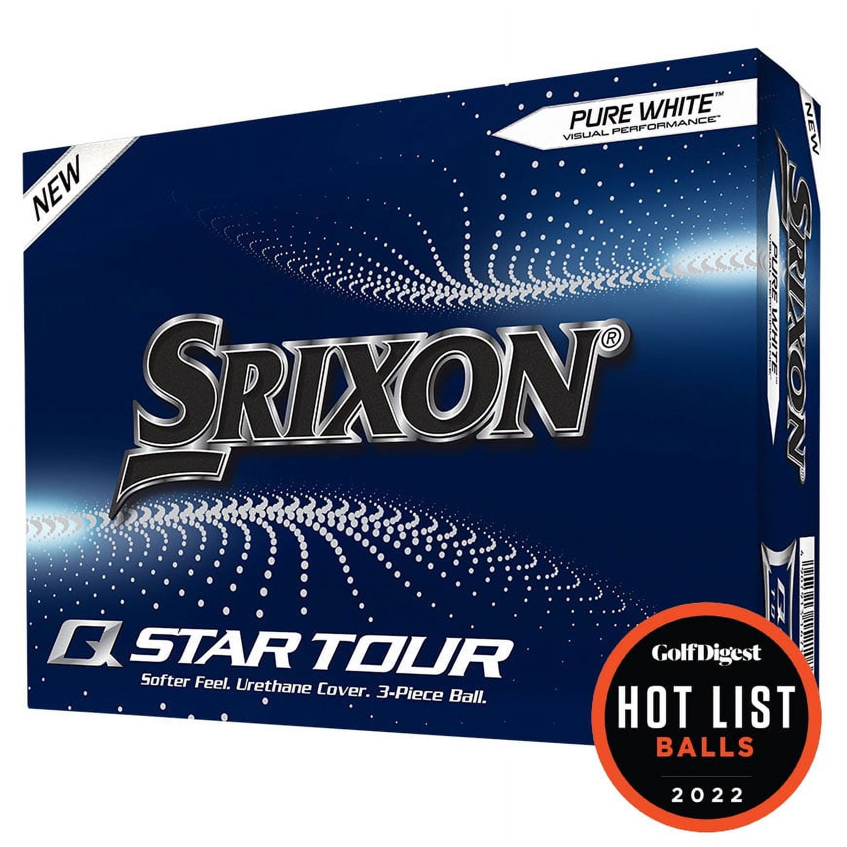 Srixon Q-Star Tour White Golf Ball Dozen - Walmart.com