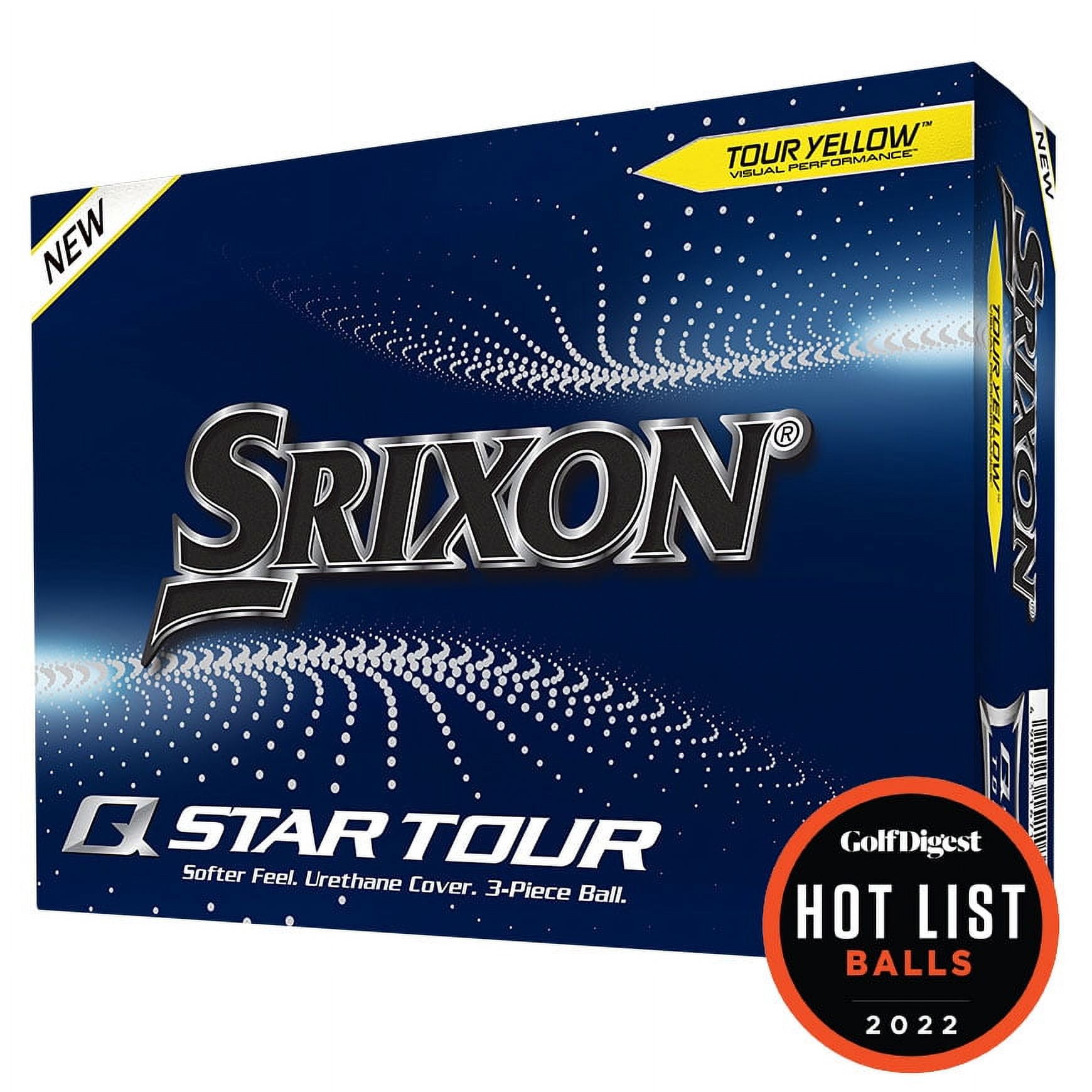 Srixon Q-Star Tour Yellow Golf Ball Dozen