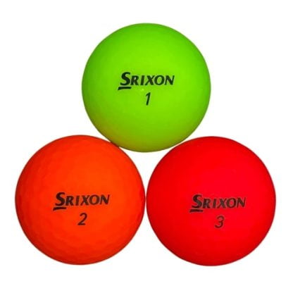 Pre-Owned Srixon Soft Feel Mat Mix Recycled Golf Balls 4A -4 dozens - by Mulligan