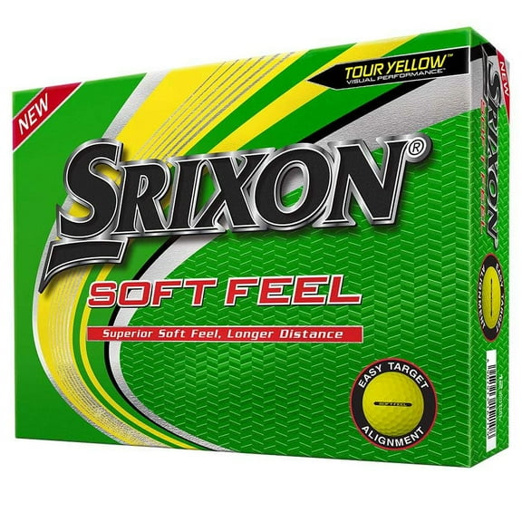Srixon Soft Feel Yellow Golf Ball Dozen