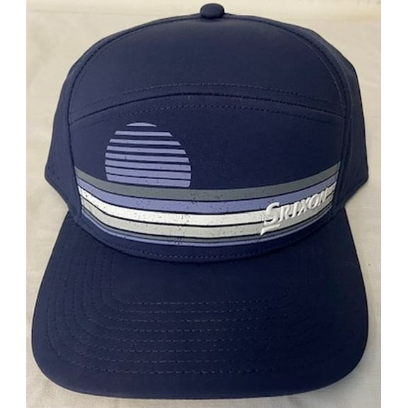 Srixon Golf Limited Edition Sunset Snapback Adjustable Hat, Navy -