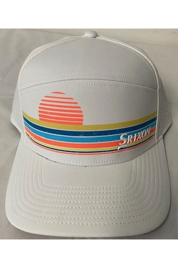 Sunset Collection Cap (White, Adjustable) Limited Edition Golf Hat NEW