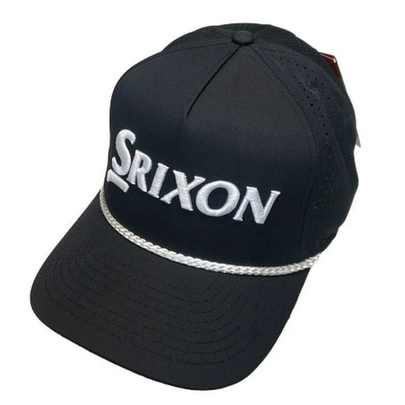Srixon Tour Tech Rope Hat (Black/White, Adjustable) Golf 2025 NEW