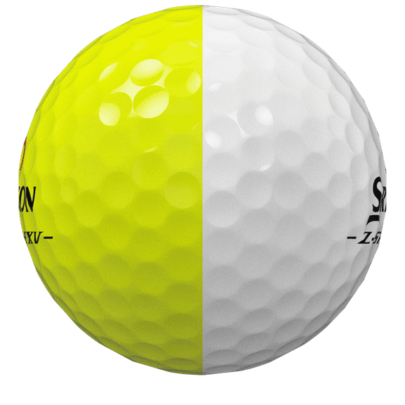 Srixon Z-Star XV Divide Golf Balls 1-Dozen White/Yellow