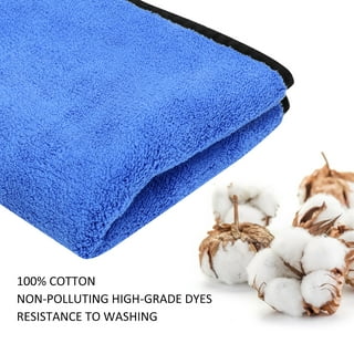 Professional Fishing Hiking Towel with Safety Buckle Hook Thickened  Absorbent Quick Dry Outdoor Fishing Tackle Towel XX Color: Blue