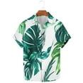 thumbnail image 1 of Srogem Hawaiian Shirt for Men Short Sleeves Printed Casual Button Down Summer Beach Dress Shirts Casual Holiday Tops, 1 of 5