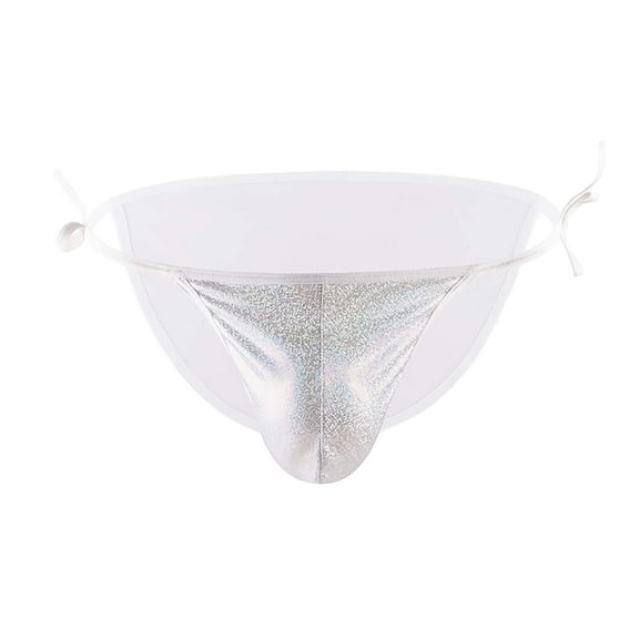 Srogem Men's Brief Underwear Performance Underwear Sexiest Underwear for Guys See Through Bikini Short Brief Underwear