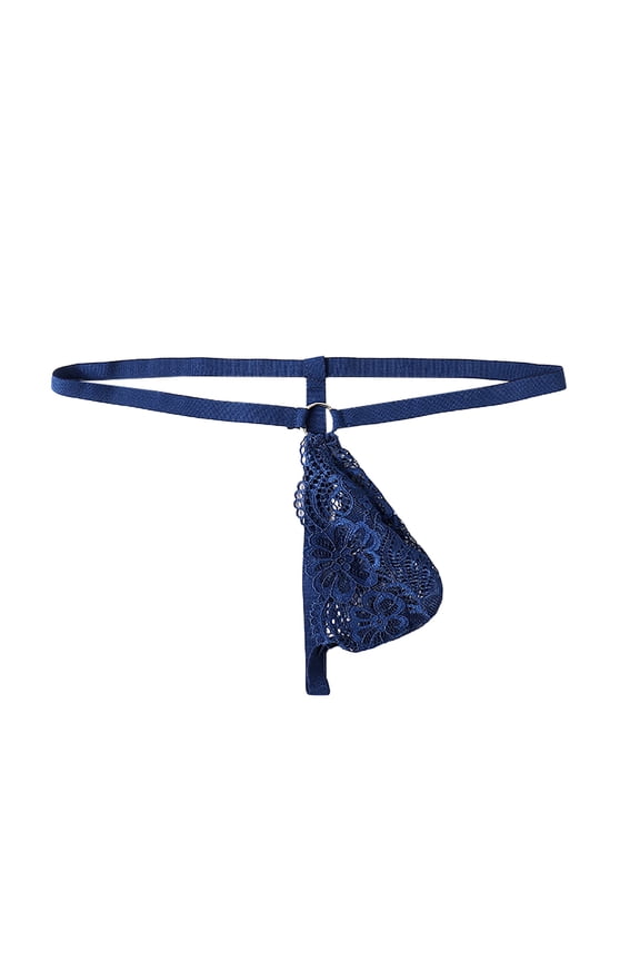 Men's Comerage G-string Underpants Tiny Slip T-back Drop Shape Underwear Male Hot Micro Thong Secret Pouch Thong