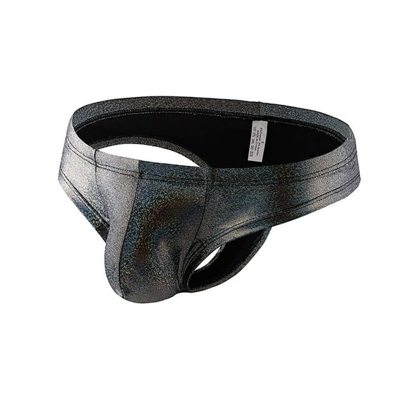 Srogem Mens Sexy Bikini Swimwear Elastic Colorful Bikinis Low Rise Briefs Underwear Sexy Jockstrap Athletic Briefs