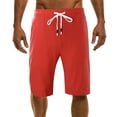 thumbnail image 1 of Srogem Mens Swim Trunks Long, Stretch Quick Dry Mens Boardshorts, Mens Bathing Suits Jogger Gym Active Shorts, 1 of 8