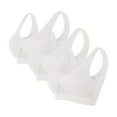 thumbnail image 1 of Srogem Sports Bras Women 3 Pack Set Plus Size for Large Breasts Non Wired Inserts Washable Padded Push Up Vest Crop Top, 1 of 1