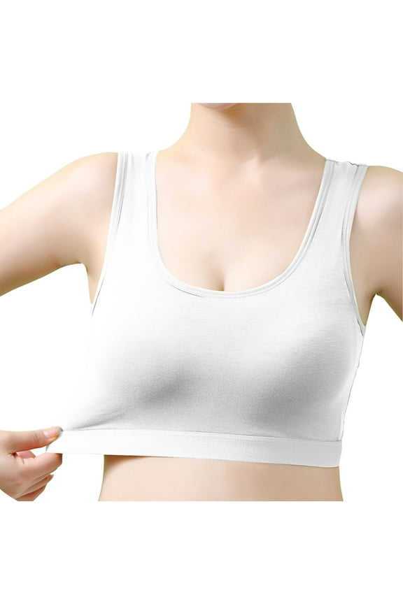 Women's Sports Bra Bikini Tops Racerback Swim Top Scoop Neck Bathing Suits Top Modest Padded Crop Tops Swimsuit