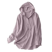 Srogem Women's UPF 50+ Sun Protection Jacket Hooded Lightweight Long Sleeve Sun Shirt for Hiking Outdoor
