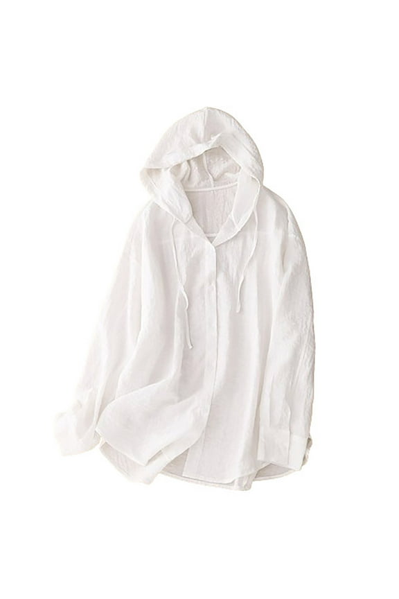 Women's UPF 50+ Sun Protection Jacket Hooded Lightweight Long Sleeve Sun Shirt for Hiking Outdoor