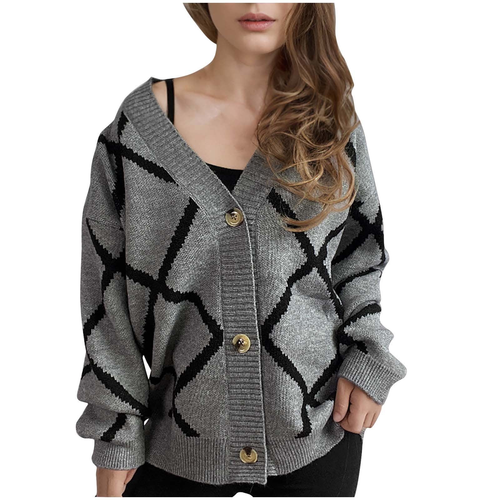 Argyle Cardigan Women
