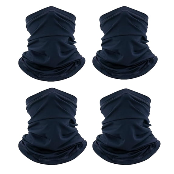 Srugzu 4 Pack Neck Gaiter Face Covering Gator Mask Bandana Cooling Mask for Outdoor Protection