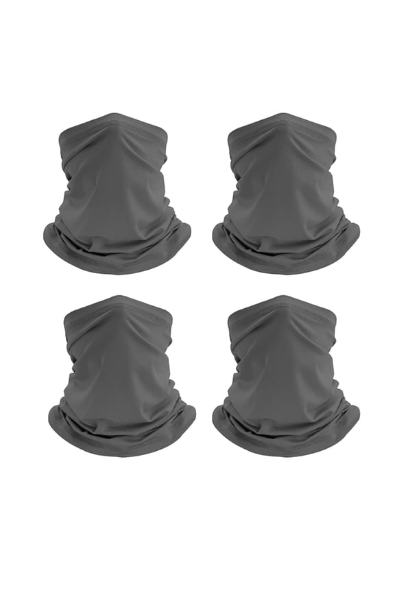 4 Pack Neck Gaiter Face Covering Gator Mask Bandana Cooling Mask for Outdoor Protection