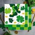 thumbnail image 1 of Sruoe 20Pcs St. Patrick's Day Napkins Decorations, Disposable Irish Shamrock Green Clover Paper Dinner Towel Napkins for Spring Home Bathroom Wedding Holiday Birthday St. Patrick's Party Supplies, 1 of 6